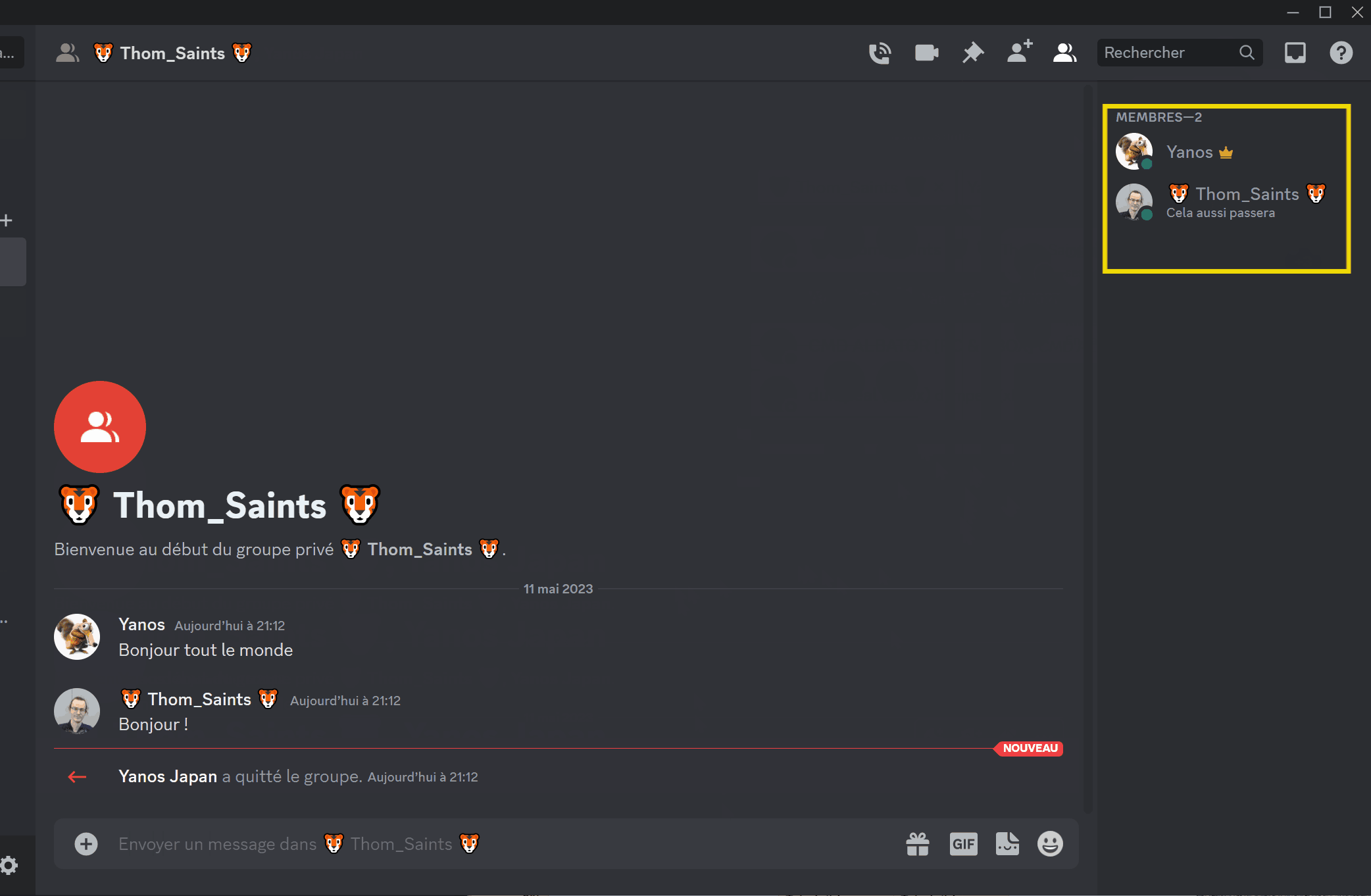 Inviter un ami dans un groupe Inviter un ami dans un groupe